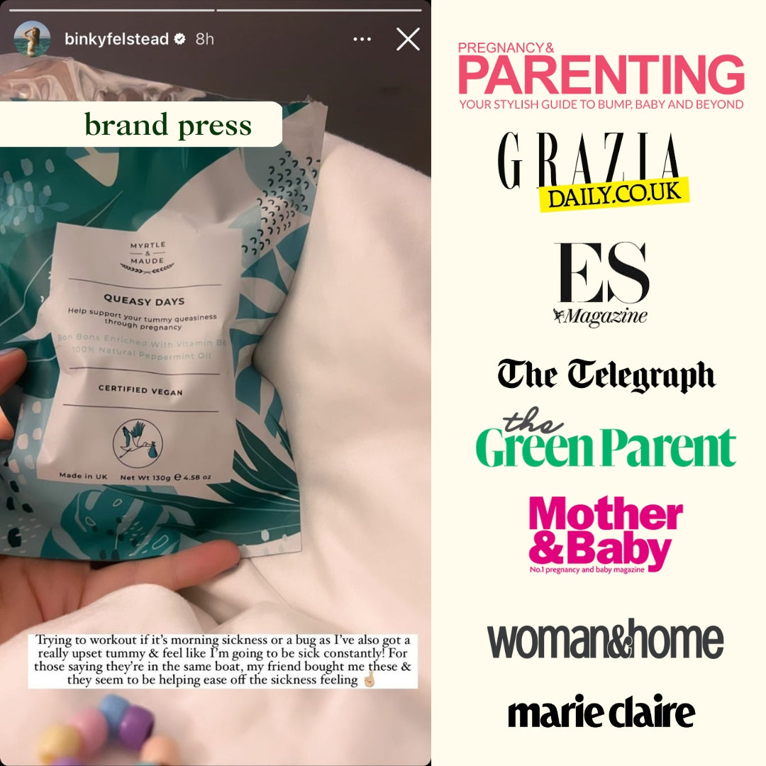 Myrtle &amp; Maude Lactation Tea Press Coverage - UK Pregnancy Parenting Magazine Features