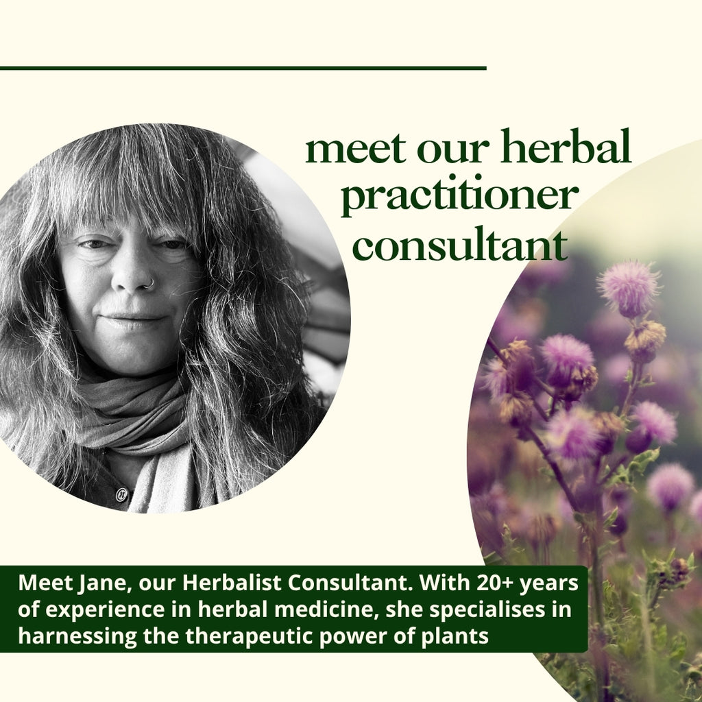 Jane, Myrtle & Maude herbal practitioner consultant with 20+ years experience formulating therapeutic pregnancy and postpartum teas