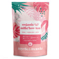 Organic milkflow breastfeeding tea by Myrtle & Maude - fenugreek and fennel herbal blend for natural milk supply support