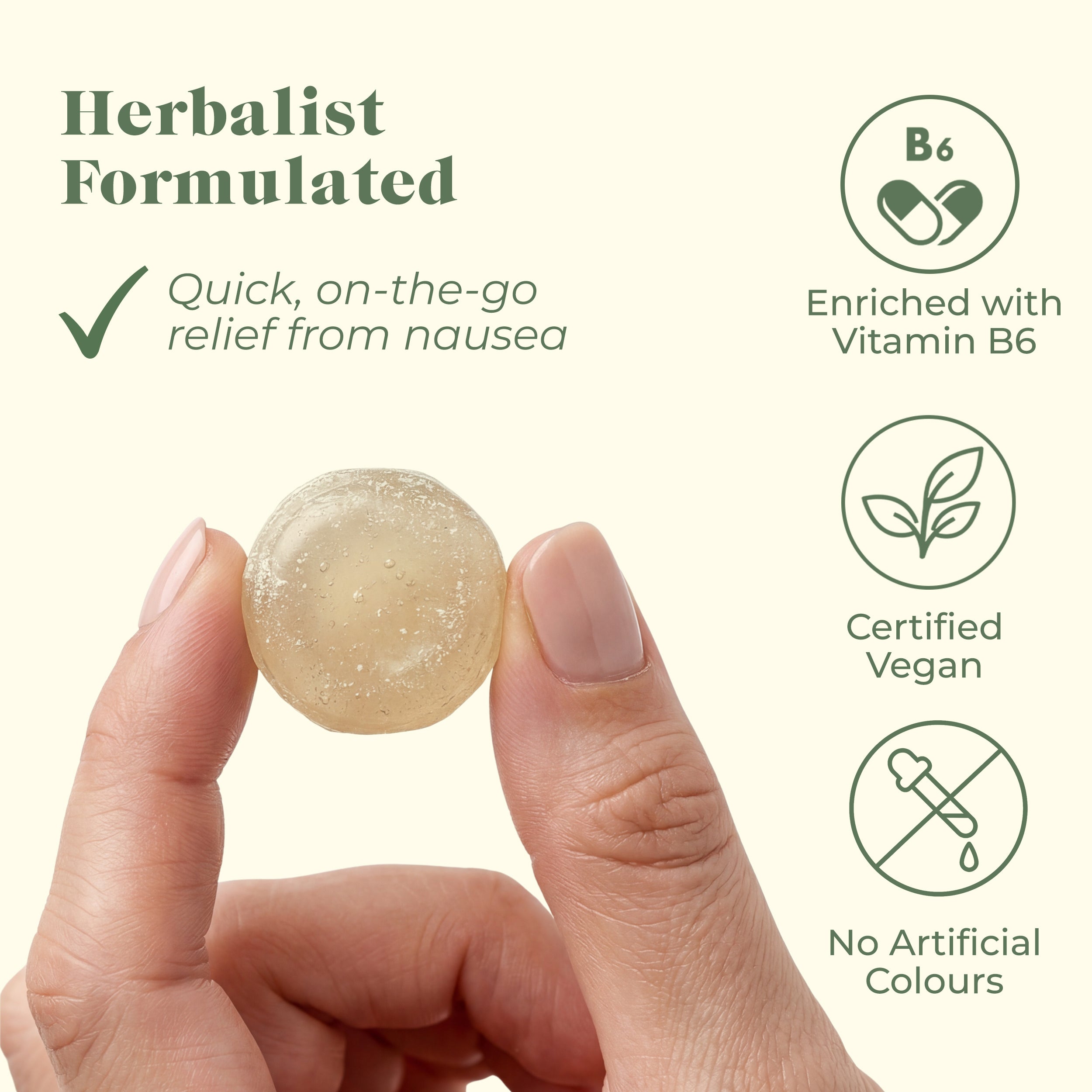 Morning Sickness Vitamin B6 Ginger Gins