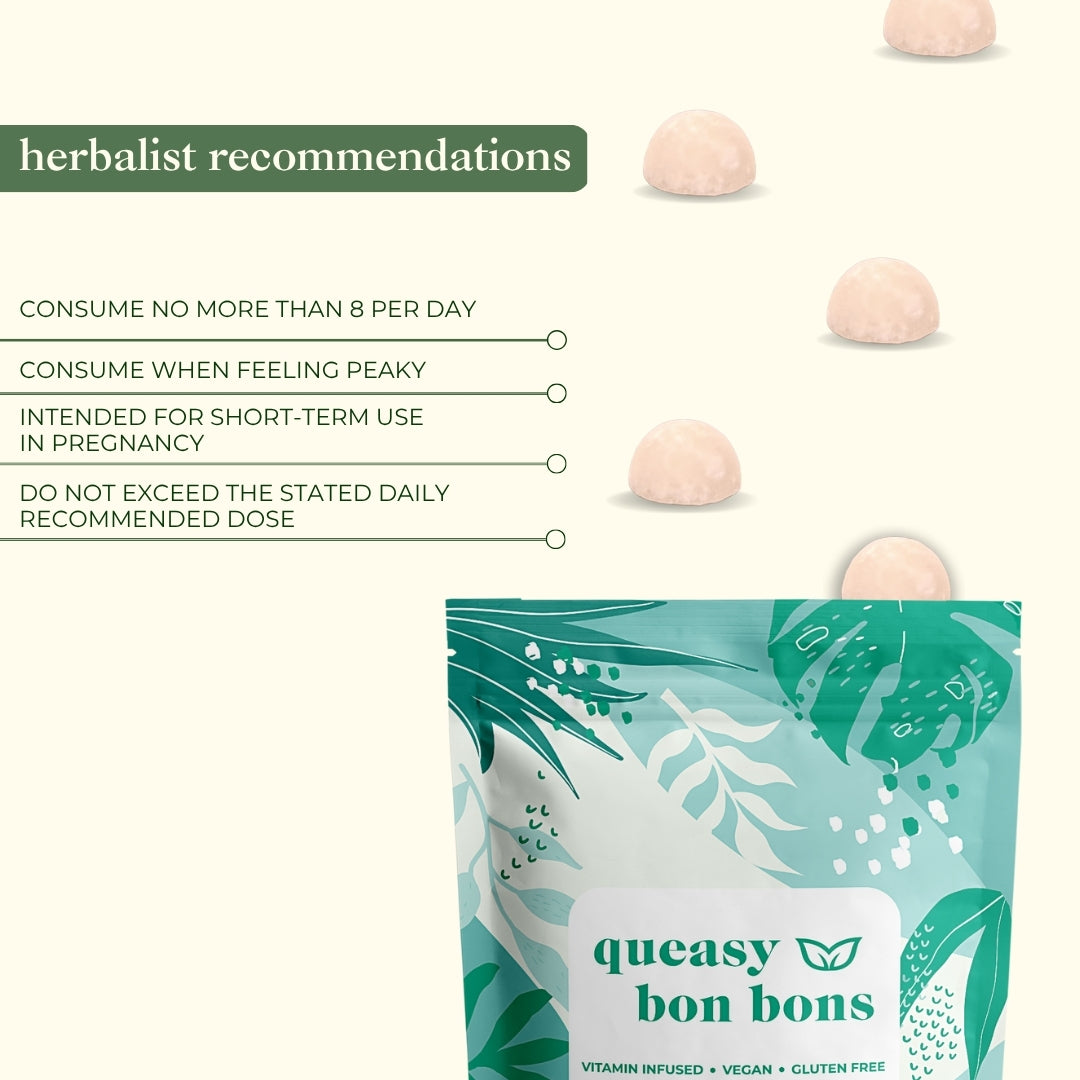Herbalist Recommendations for Pregnancy Morning Sickness Bon Bons - Safe Daily Usage Guidelines
