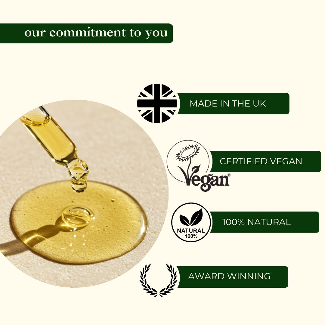 Myrtle & Maude labour aromatherapy products certifications - made in UK, certified vegan, 100% natural and award-winning essential oil nasal inhalers for natural childbirth support and labour preparation