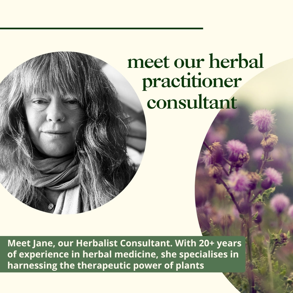 Herbal practitioner consultant Jane fertility tea formulator 20 years herbal medicine experience