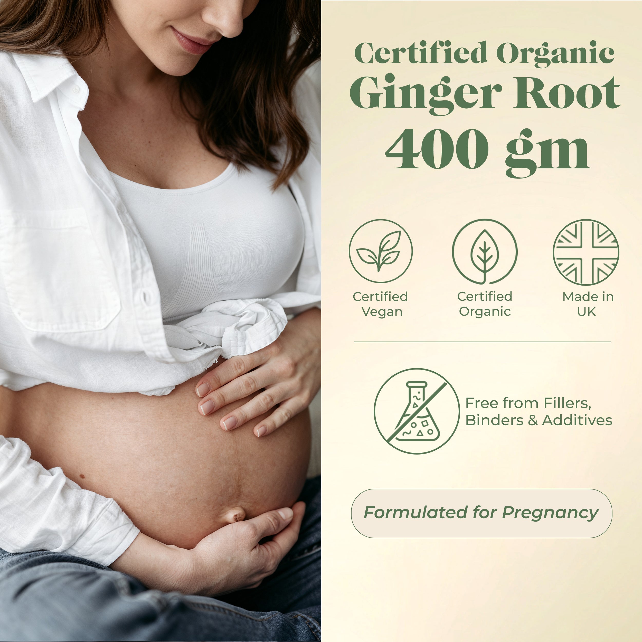 Morning Sickness Organic Ginger Supplement
