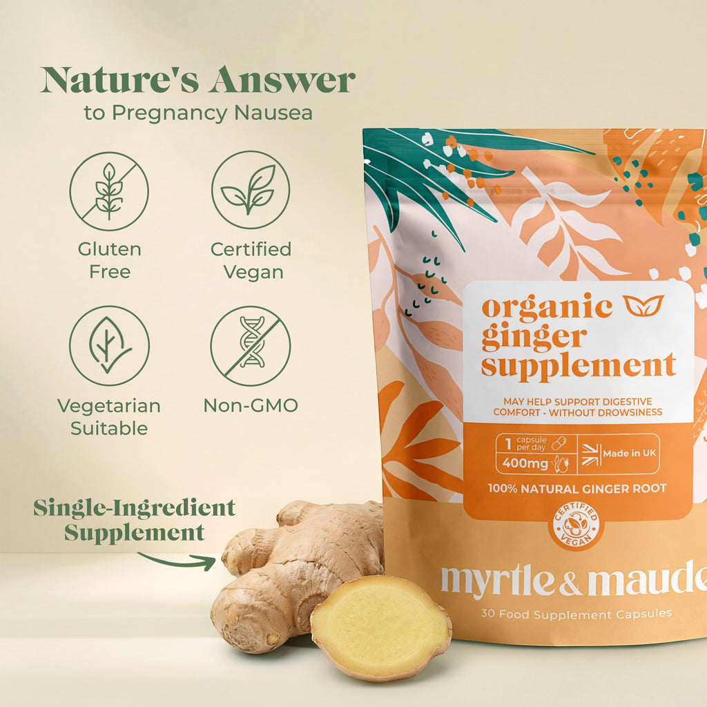 Morning Sickness Organic Ginger Supplement