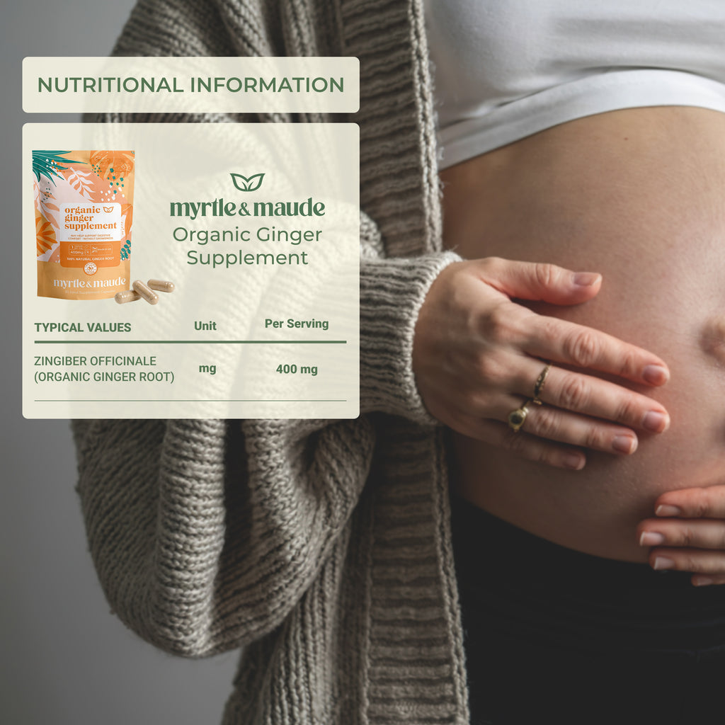 Morning Sickness Organic Ginger Supplement