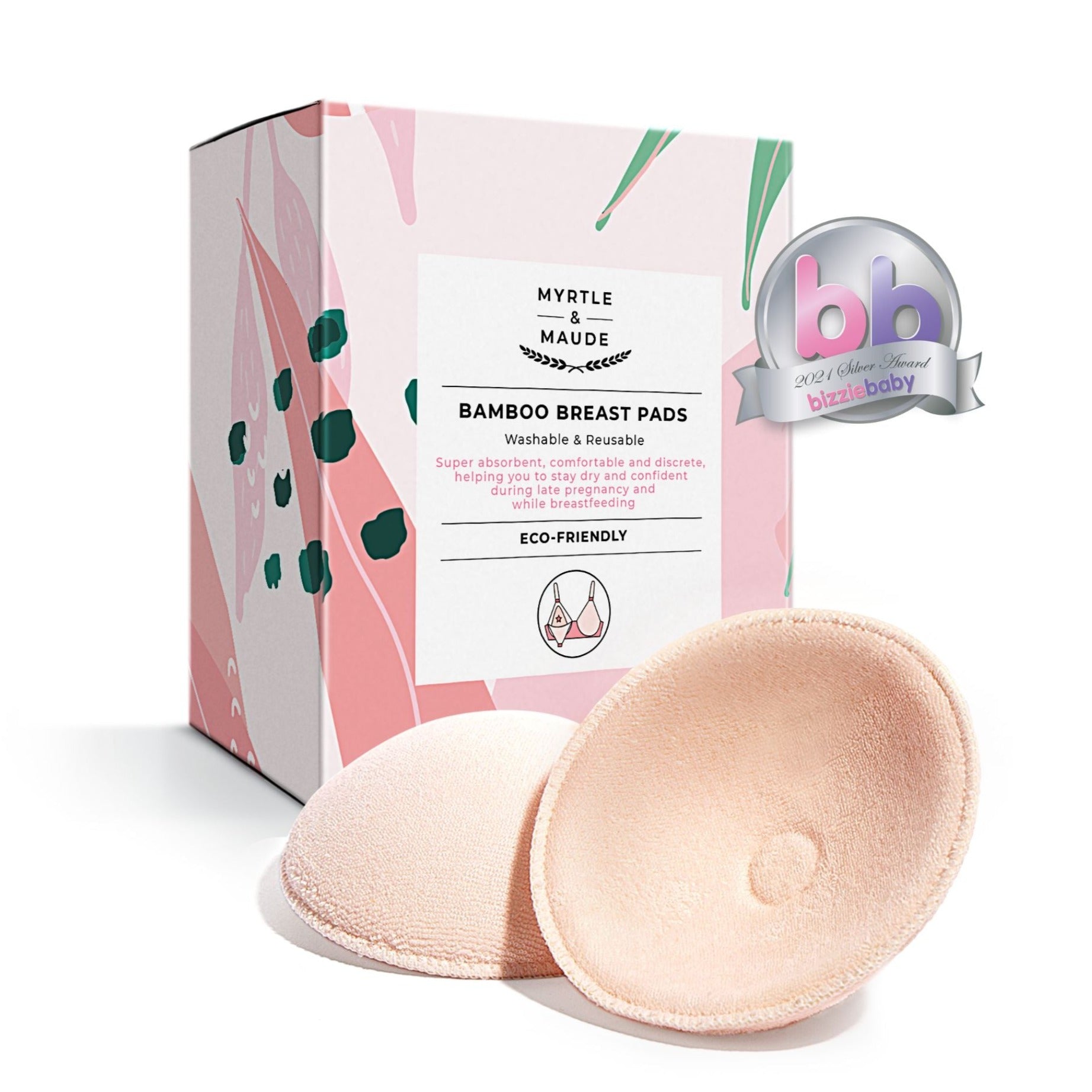 Luxury Reusable Bamboo Breast Pads 