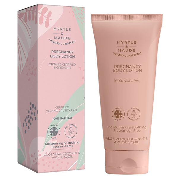 100 Natural Pregnancy Body Lotion UK Myrtle and Maude